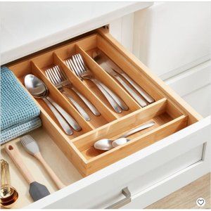 Farberware Bamboo Flatware Organizer, NWT